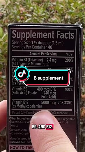 Looking for an easy way to support daily energy and focus? These Nusava B12 liquid drops are a simple addition to any wellness routine. Made with methylcobalamin B12, plus B6, B1, niacin, and folate, this liquid formula is designed for easy absorption and everyday use. This sublingual B12 supplement is non-GMO, gluten-free, and made without fillers, making it a clean option for busy moms, adults over 40, and anyone wanting a convenient liquid vitamin. No pills to swallow and no aftertaste — just