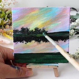 Easy Acrylic Painting | Art Skills