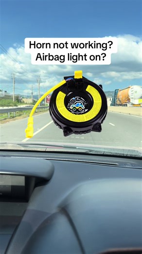 Airbag light non working horn is not something to ignore. A faulty clock spring can stop your airbag from deploying. Get it checked before it puts you at risk. #ClockSpring #AirbagLight #HornNotWorking #SteeringWheelControls #CarSafety