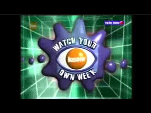 Nickelodeon UK Ads & Continuity October 2001