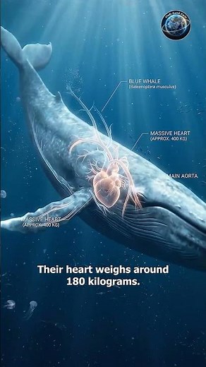 The Largest Animal Ever Had a Car-Sized Heart #earthfacts #amazingfacts #universe #sciencefacts