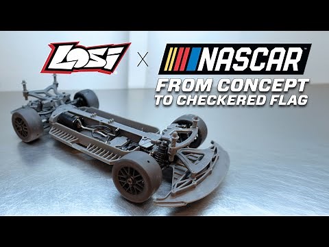TAKING THE LOSI NASCAR RC RACE CAR FROM CONCEPT TO CHECKERED FLAG