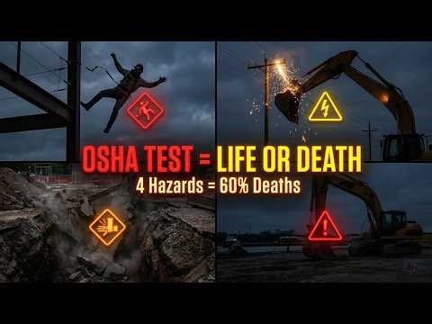 OSHA 10 Construction Exam Prep: The 4 Hazards That Kill 60% of Workers