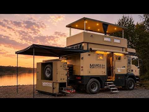 A Two-Story RV Built for the End of the World? MANCA Challenger