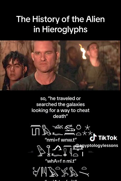 Stargate 1994 Alien History Hieroglyphic Translation - Fictional Story