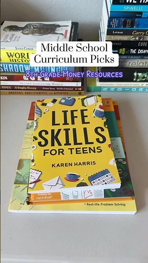 Middle School Curriculum Picks 8th Grade Teaching Money #homeschool #curriculum #electivesubjects