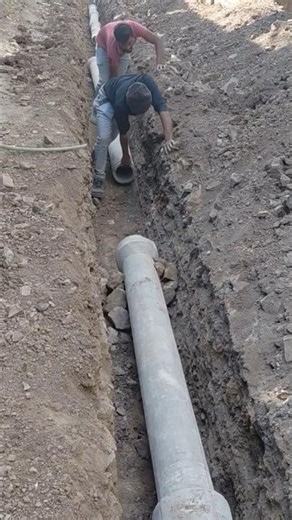 RCC hume pipe installation work #shorts #construction #viralvideo #foryou #shortsfeed #shortsviral