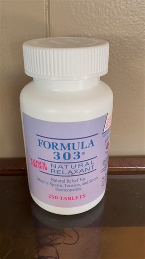 Watch Formula 303 natural muscle relaxer on Amazon Live