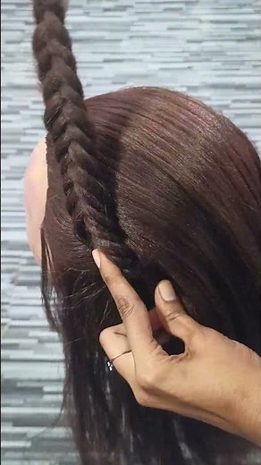 simply hairband try😉 #hairstyle #hairstyle #beauty #easyhairstyle