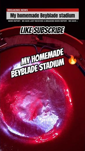 This DIY Beyblade Stadium ... 🔥😱. #diycrafts #beybalde #Beybladestadium #shorts
