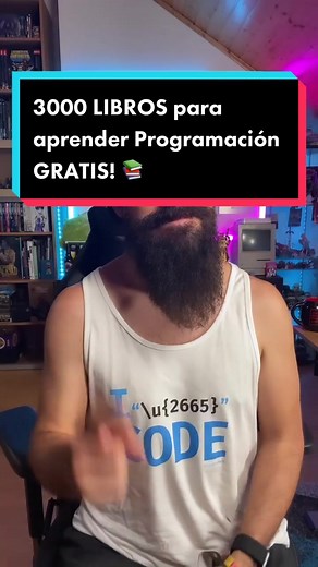 ¡AQUÍ tienes 3️⃣0️⃣0️⃣0️⃣ LIBROS GRATIS! 📚 #programador #programacion #programadores #tecnologia #informatica #techtok