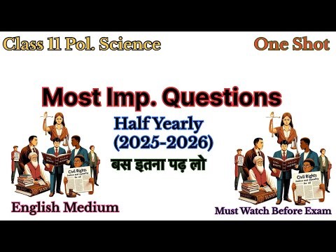 Class 11 Political Science Important Questions – Full Chapterwise Guide