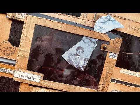 A junk journal pocket with a hidden twist / made from scraps and a spark of imagination