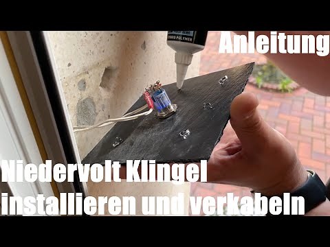 Instructions for installing (mounting) and wiring a low-voltage doorbell (gong, bell, chime, bell).