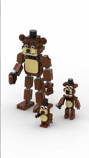 LEGO FNAF: Freddy Fazbear (Noob / Pro / Hacker / GOD)