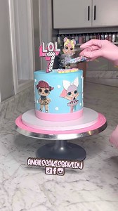 13K views · 283 reactions | LOL Dolls theme cake #cakevideosdaily #cakeart #contentcreator #caketutorial #cakevideo #cakedecorating #cakedesign #loldollsurprise #loldolls #loldollcake | Angie's Cake's Bakery, LLC | Facebook