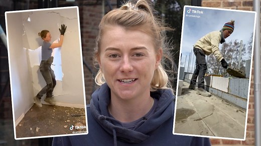 Norfolk TikTok builder Darcie Richards inspires female bricklayers