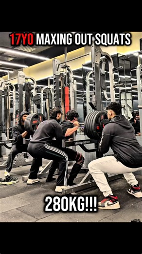 HARSHIT SHARMA🇮🇳 on Instagram: "300kg soon . . . . . . . . . . . #squatday #heavysquat #strengthreels #liftheavy #gymcontent"