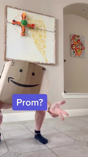 Prom anyone? 🥺📦 #prom #promlook #tiktokprom #amazonbox #musicmatters #foryou #fyp #4u