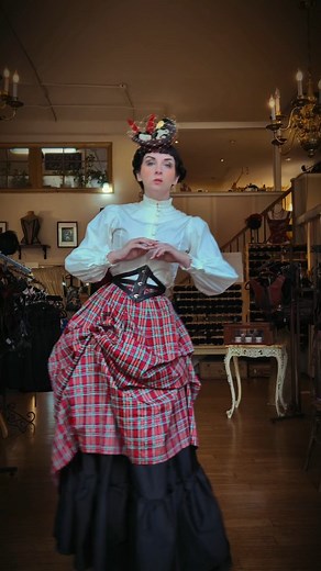 The clothes don’t make the maid...but accessories make the outfit! Dressing for the Dickens Fair is easy with Dark Garden. Start with your favorite foundation corset, add a button-down shirt and a big skirt (or two), then top off with our fan-favorite Finishing Belt and one-of-a-kind Kalico Delafay millinery. Voilà! @jordylnathan, wearing a Valentine foundation corset, Signature Finishing Belt, and millinery by @kalicodelafay | Dark Garden Unique Corsetry