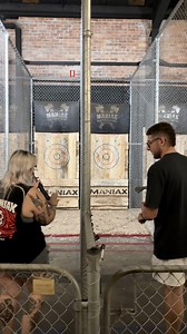 Ready to discover your new hidden talent? 🪓 | MANIAX Axe Throwing