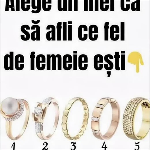 Alege un inel ca să afli ce fel de femeie ești. Ai ales? 헩헲헿헶헳헶헰ă î헻 헰헼헺헲헻혁헮헿헶i răspunsul pentru fiecare în parte | Doza de râs | Facebook