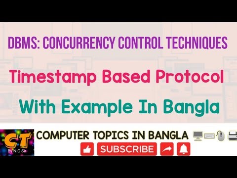 Timestamp Based Protocol ||Concurrency control techniques|| Transaction Processing