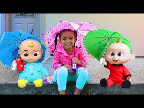 Rain Rain Go Away Kids Song | Leah's Play Time