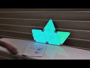 MIPOW PLAYBULB TriArt is an 6-piece modular APP Control triangle panels lights DIY creative layouts