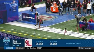 6.3K views · 141 reactions | Ole Miss Edge Rusher Sam Williams CAN FLY!! 4.52 in his first effort in the 40. The Rebels continue to dazzle! #HottyToddy | The Rebel Walk | Facebook