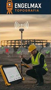 📡 Domine o GPS RTK na Topografia — Guia Passo a Passo para Precisão Centimétrica