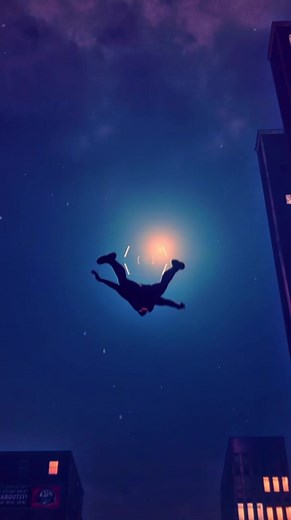 Acrobatic Performances in Urban Nightscapes