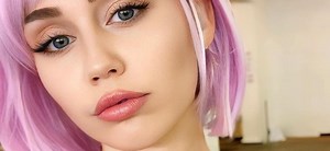 Miley Cyrus Grabbing Bare Chest Shows Off Unzipped Jeans