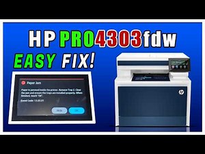 HP Printer Paper Jam Error 13.03.01 Fix | Tray 2 Jam & Dust Cleaning Solution