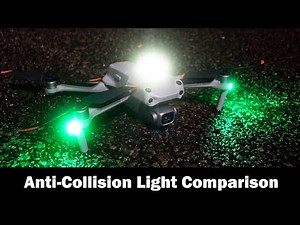 Anti-Collision Strobes for Drones at Night - VIFLY vs LUME CUBE