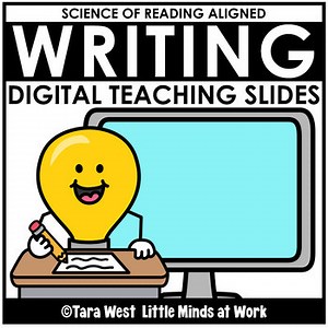 Science of Reading   Science of Writing DIGITAL Writing Teaching Slides BUNDLE