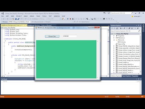 C# - Change A WebBrowser Control background color Using ColorDialog In C# [ with source code ]
