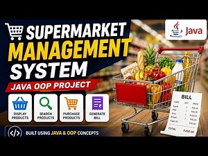 Supermarket Management System 🛒 | JAVA 🍵 | Team STATIC ⚓ | MITE 🎓