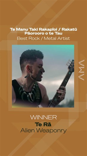 AMA26 Best Rock / Metal Artist Winner: Alien Weaponry