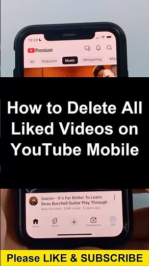 How to Delete All Liked Videos on YouTube Mobile - iPhone & Android