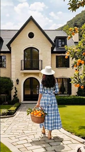 French Garden Cottage | Orange Tart 🍊🌸 #slowliving #cozyaesthetic #frenchcottage