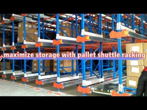Maximize Storage with Pallet Shuttle Racking | OKE Storage