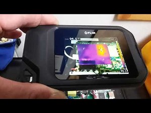 How to use FLIR C3 thermal camera to diagnose PCB, find short circuit, short capacitor