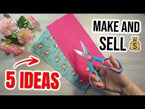 5 Sewing Projects to MAKE and SELL To make in under 10 minutes