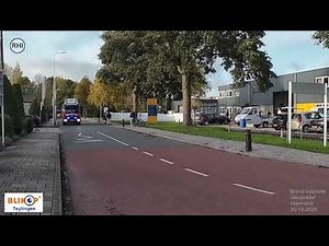 Warmond / Veerpolder - Brand industrie / 30-10-2025