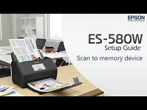 ES-580W - How to set up Scan to memory device function