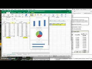 Calculating Diversity Indices Project
