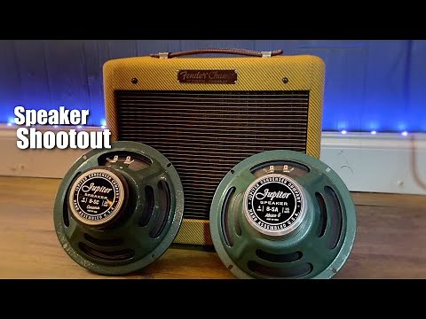 Fender 57 Custom Champ Speaker Shootout! Ceramic vs Alnico