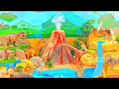 Welcome to Dino World! 🦖🌈 Amazing Volcano Adventure for Kids!
