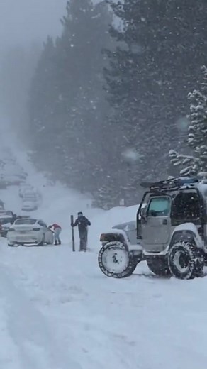 Car Fail on Ski Slope | Winter Weather Chaos